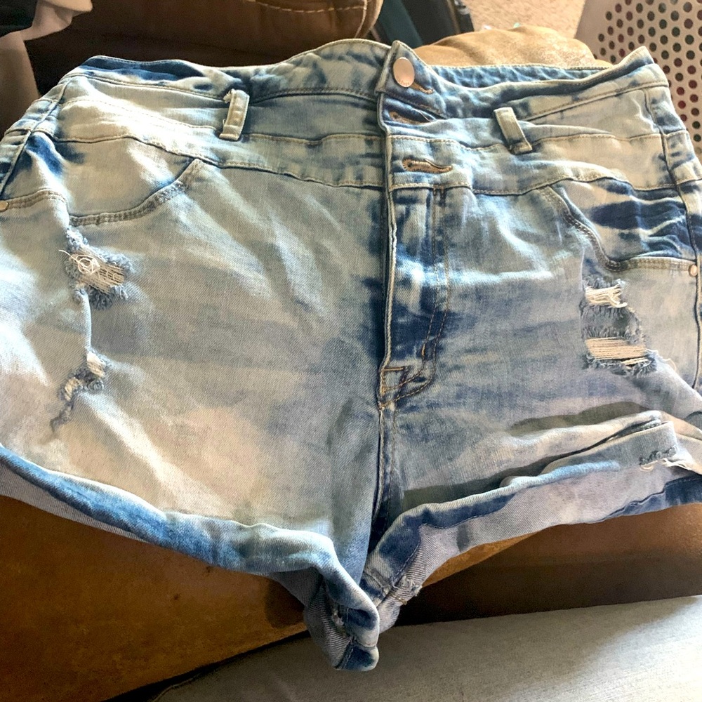 Light blue Jean shorts